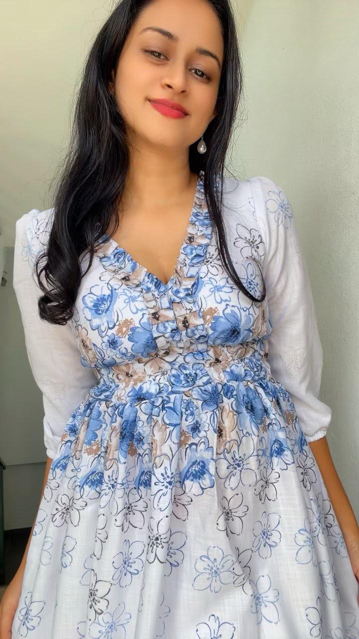 Waist Petals Short Dress